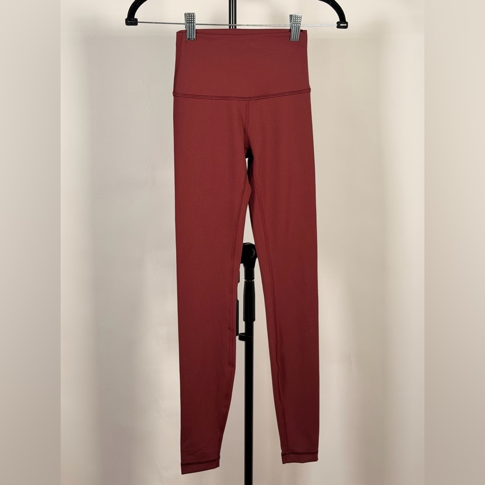 NWOT Lululemon Wunder Train High-Rise Tight 28" Date Brown - Picture 3 of 5